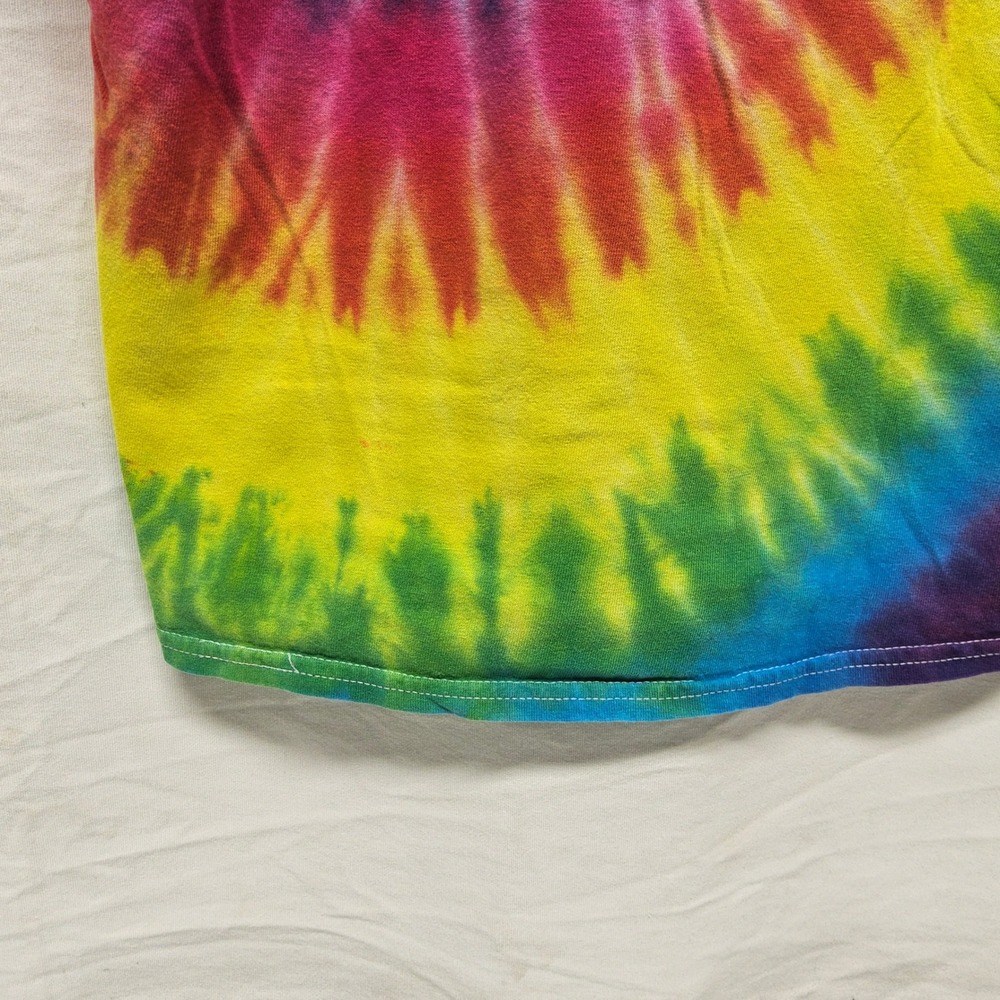 Santa Cruz T-Shirt Kids M 10/12 Multicolor Tie Dye Screaming Hand Graphic - Picture 9 of 11
